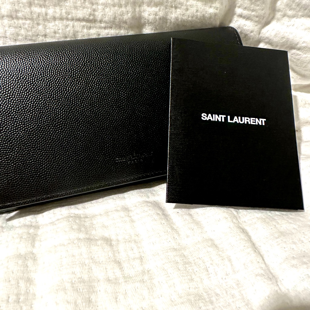 Ysl Black Wallet